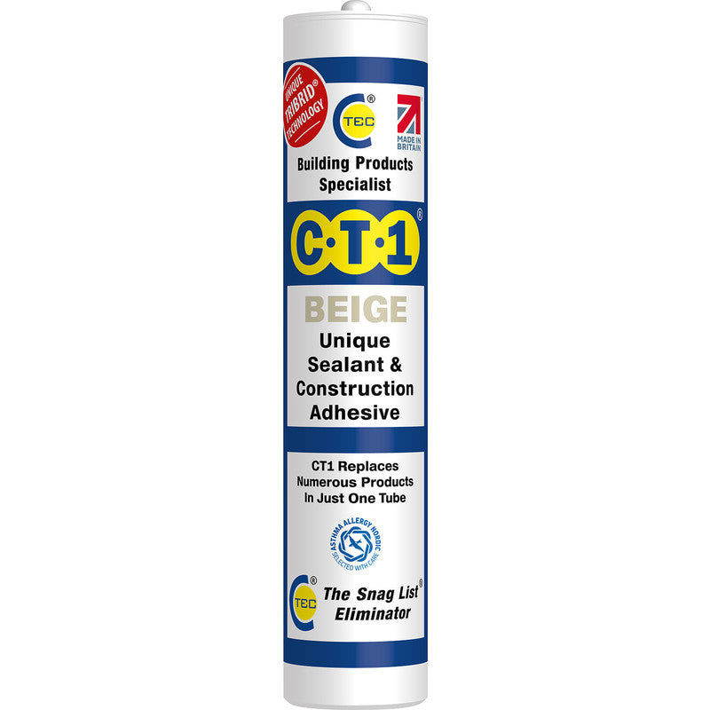 CT1 Adhesive & Sealant 290ml Beige