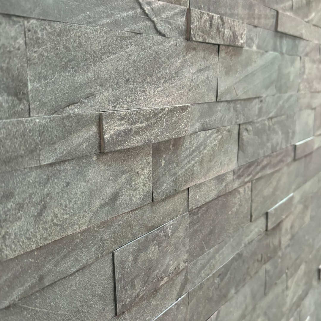 ISTANBUL Slate Natural Stone Peel & Stick Wall Tiles 15 x 60 cm