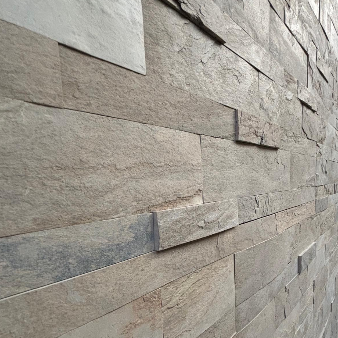 SEOUL AUTUMN Tan Slate Natural Stone Peel & Stick 15 x 60 cm