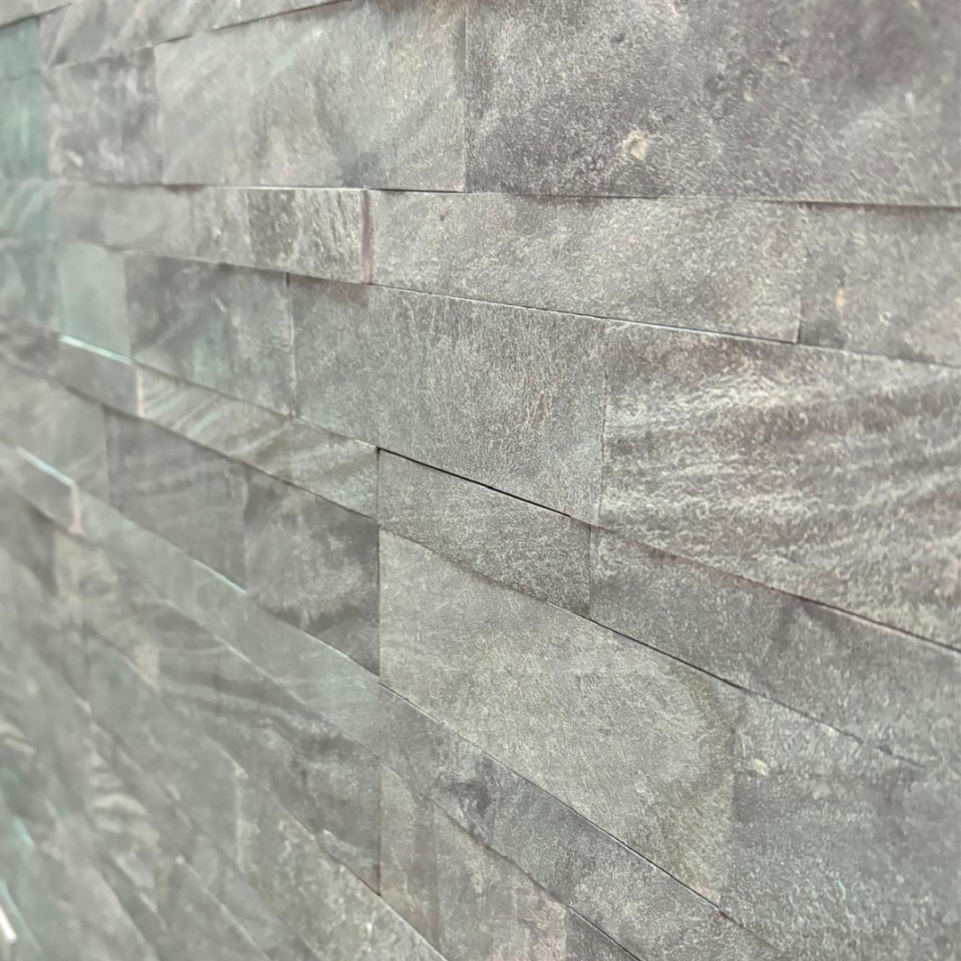 ISTANBUL Slate Natural Stone Peel & Stick Wall Tiles 15 x 60 cm