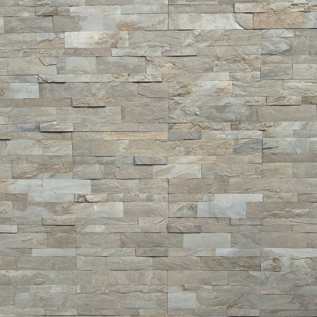 SEOUL AUTUMN Tan Slate Natural Stone Peel & Stick 15 x 60 cm
