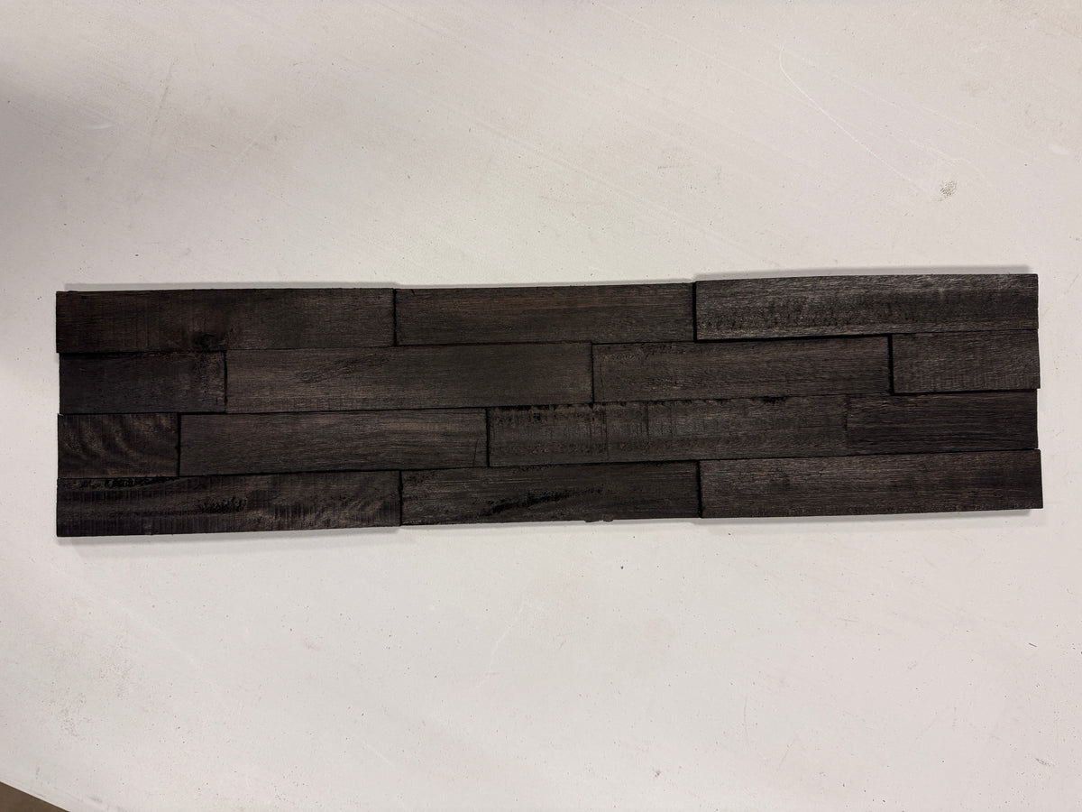 Linear Brushed Face Charcoal 4 Line - 15 x 60 cm