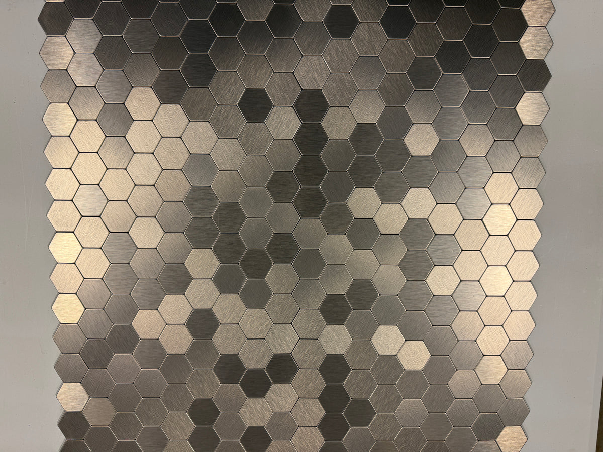 STEEL BRUSHED HEXAGON