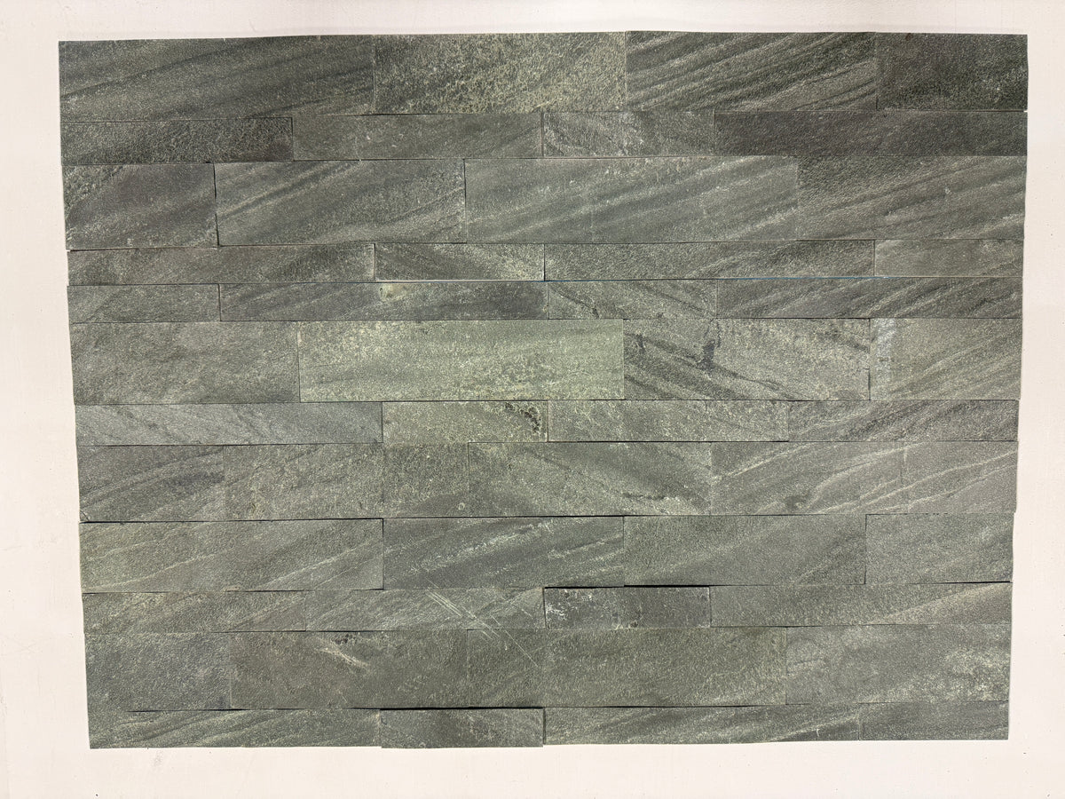 ISTANBUL Slate Natural Stone Peel & Stick Wall Tiles 15 x 60 cm
