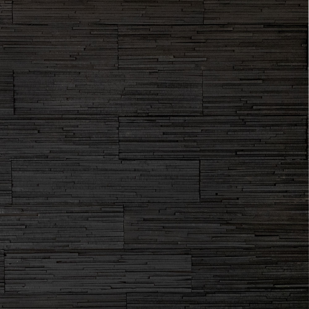 Linear Slimwood Natural Matt Black - 15 x 60 cm
