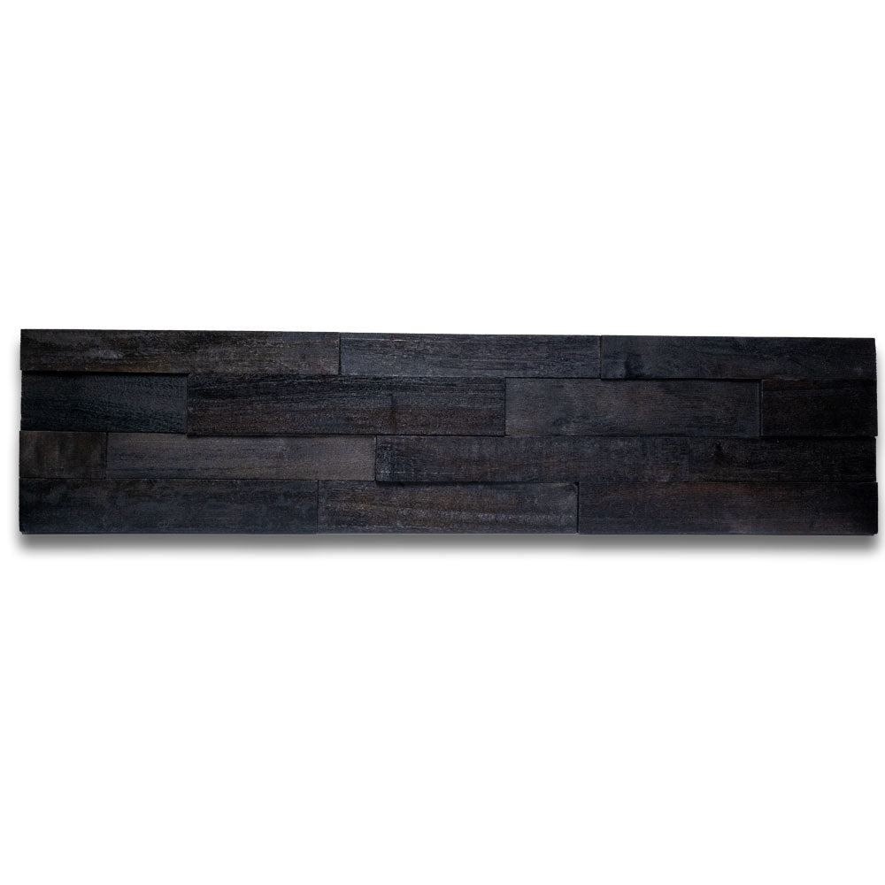 Linear Brushed Face Charcoal 4 Line - 15 x 60 cm