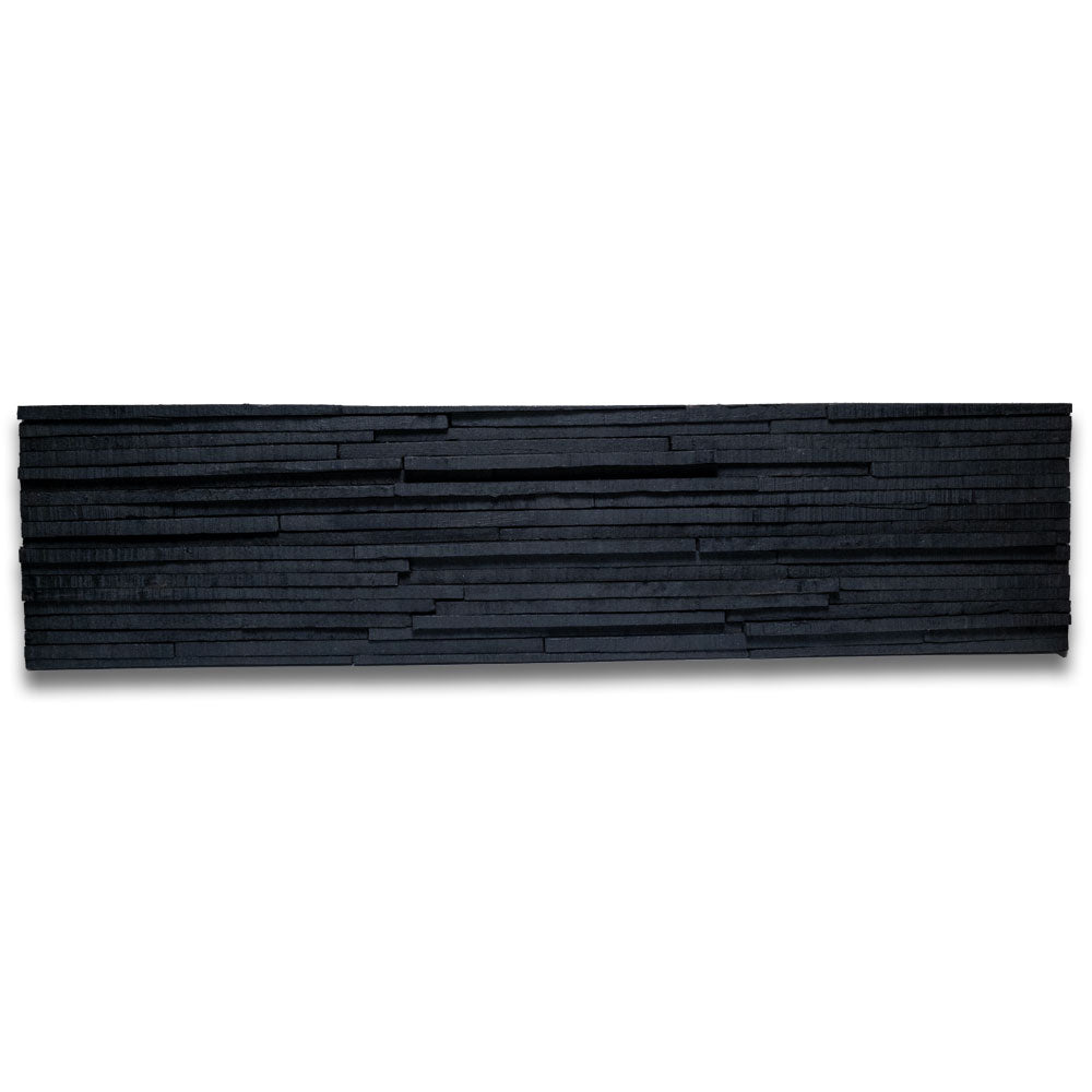 Linear Slimwood Natural Matt Black - 15 x 60 cm