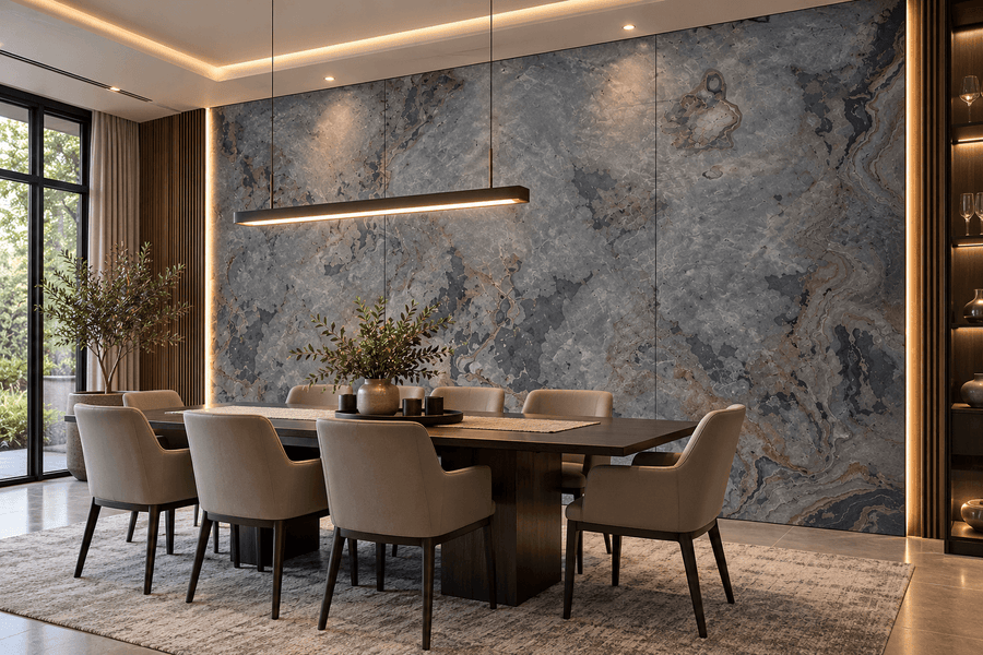 SEOUL MACEDONIAN Flexible stone veneer laminate - 122 x 244 x 0.2 cm