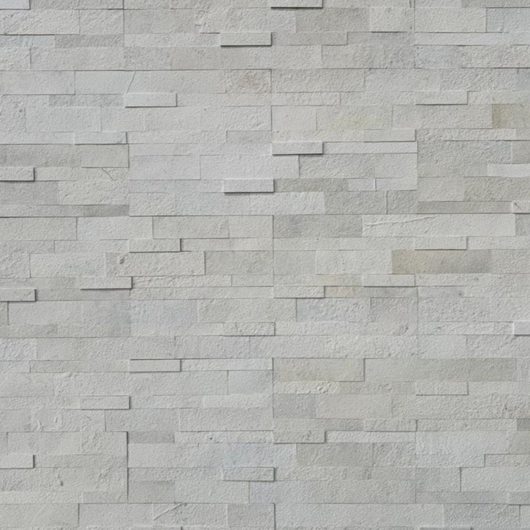 WHITE MARBLE Marble Peel & Stick Tile - 15 x 60cm
