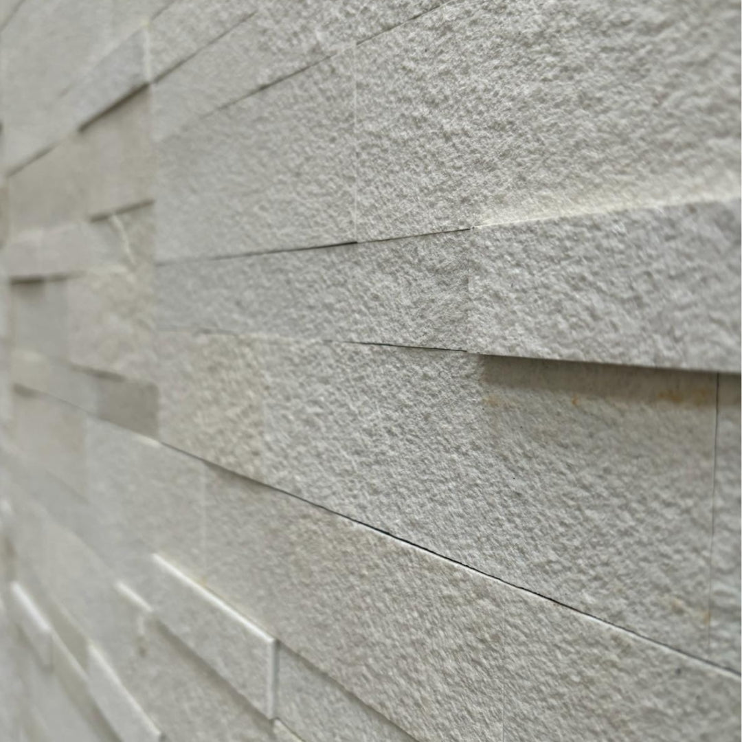 WHITE MARBLE Marble Peel & Stick Tile - 15 x 60cm