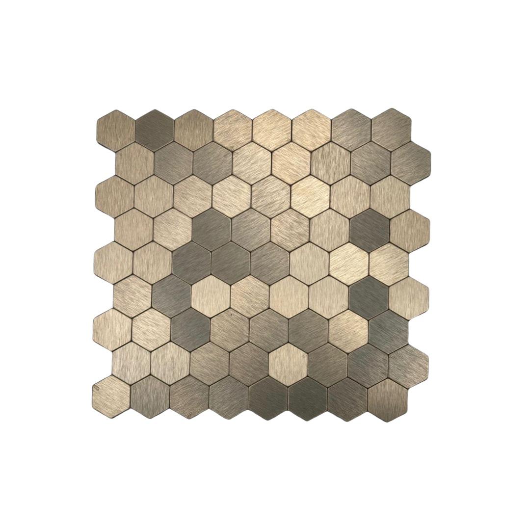 COPPER BRUSHED HEXAGON
