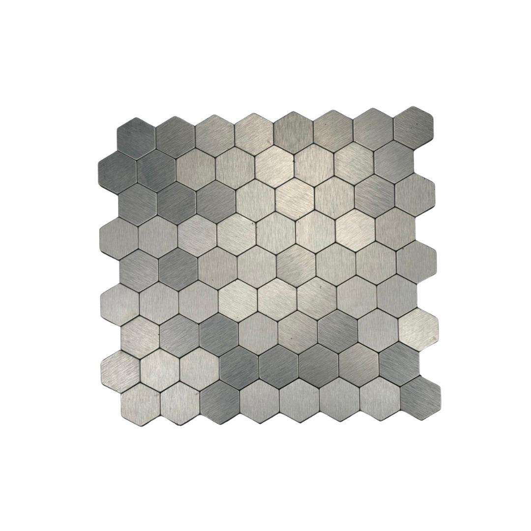 STEEL BRUSHED HEXAGON