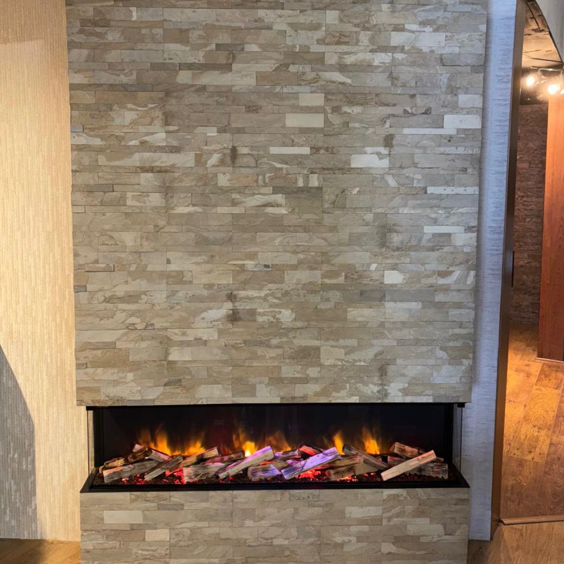 SEOUL AUTUMN Tan Slate Natural Stone Peel & Stick 15 x 60 cm