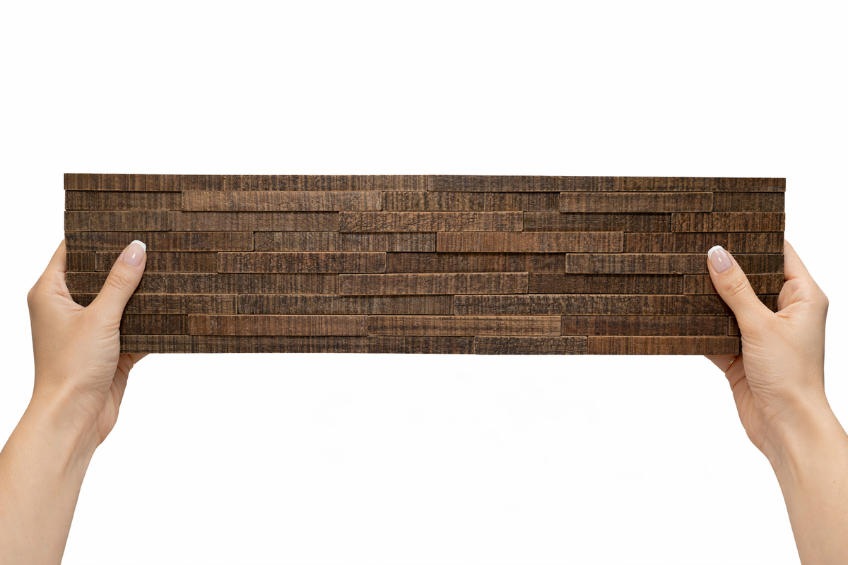 LINEAR ANTIQUE WOOD Trepanel - Sample